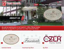 Tablet Screenshot of ozertekstil.com